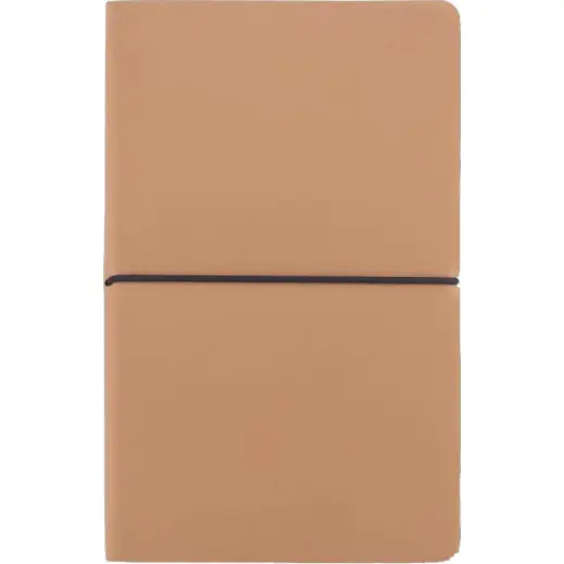 Peja Santhome A5 Recycled PU Soft Cover Notebook Tan Front